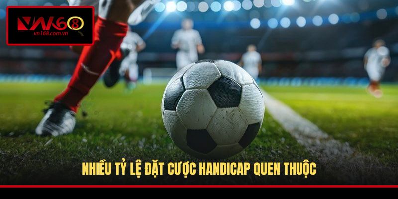 Nhiều tỷ lệ đặt cược Handicap quen thuộc